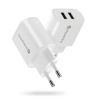 Ładowarka sieciowa everActive SC-220 2xUSB 12W BIAŁA iQ Smart Charging