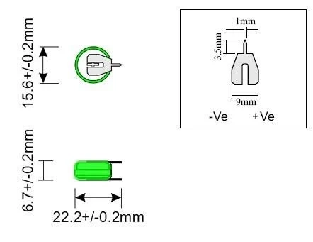 Akumulator NiMH 1.2V 80mAh, wyprowadzenia: 2 piny