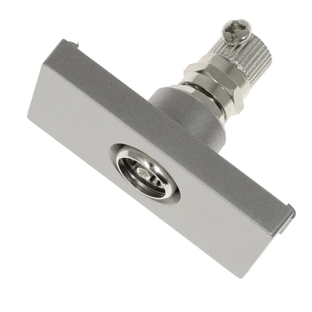 Moduł 1/2 - gniazdo antenowe TV - szary - kompatybilny z ramkami Tawoia Glass