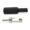 Wtyk zasilający DC 0,7/2,5/9 mm prosty, na kabel (rozbieralny)