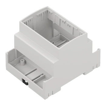 Obudowa modułowa na szynę DIN ZD1004J, 89,8 × 71,6 × 65,2 mm, ABS, szara, Kradex