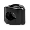 Uchwyt kabla plastikowy 42×32 mm natynkowy czarny - Retro PRL