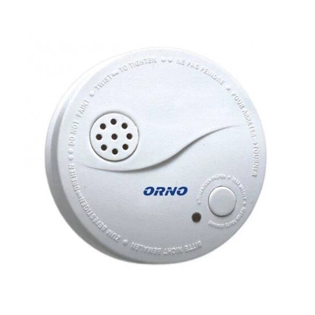 Czujnik dymu fotoelektryczny, 9 V, sensor 10 lat, ORNO DC-609