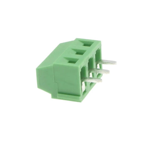 Złącze śrubowe do druku, 3 pola, raster 3,81mm, wysokość 8,6mm, 300V / 10A, 1,0mm², PA66, Degson DG381