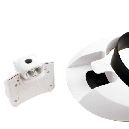 Lupa nagłowna LED MG81001-H, 2LED, 5 wymiennych szkieł, 2 paski regulacyjne