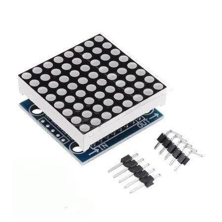 Matryca LED 8x8 + sterownik MAX7219 - LED czerwone - moduł do Arduino