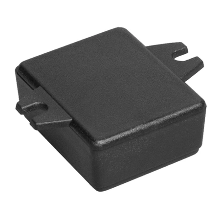 Obudowa uniwersalna Z47U, 50,2 × 40,4 × 20,6 mm, ABS, czarna, z uchem, Kradex