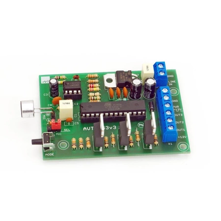 Iluminofonia LED RGB 12 V z 7 efektami - KIT AVT 1853