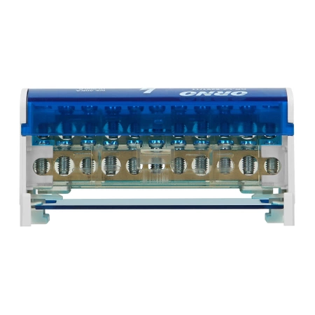 Blok rozdzielczy 2-rzędowy, 11 przewodów, ORNO 8201