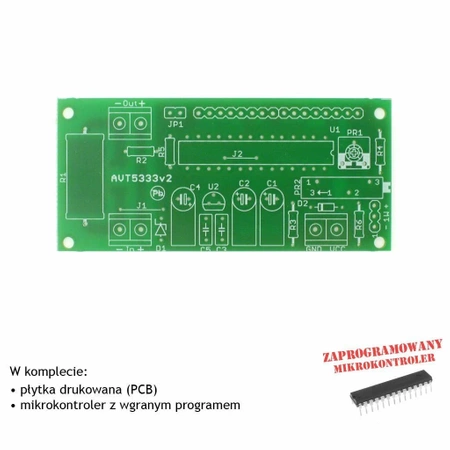 Multimetr panelowy - PCB i mikroprocesor do projektu AVT 5333