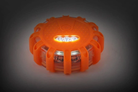 Samochodowe światło bezpieczeństwa z funkcją latarki, flara ostrzegawcza, IP65