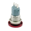 Przełącznik PBS25M bistabilny okrągły 3A 250V czerwony