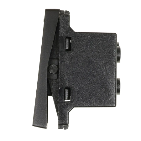 Moduł 1/2 - włącznik pojedynczy - czarny - kompatybilny z ramkami Tawoia Glass