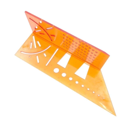 Kątownik japoński stolarski 3D - wielofunkcyjny narożny przymiar kątowy