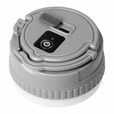 Lampka kempingowa wisząca LED 150 lm, ciepła biel 3000 K, akumulator 500 mAh, USB-C - Virone LA-11