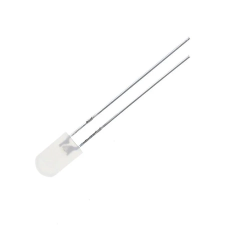 Dioda LED prostokątna 2 × 5 mm biała zimna (8000–18000 K), 1120–1560 mcd, kąt 100°