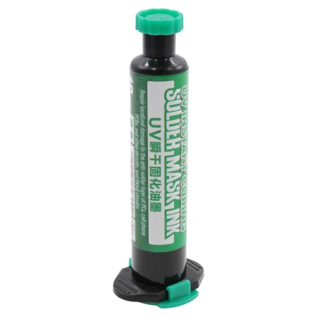 Soldermaska UV SU7, zielona, do napraw PCB, 10 ml, Mechanic