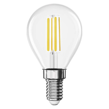 Żarówka LED E14 kulka Mini Globe, 3,8 W, odpowiednik 60 W, ciepła biel, 806 lm, filament, EMOS ZAR-E-ZF1A42
