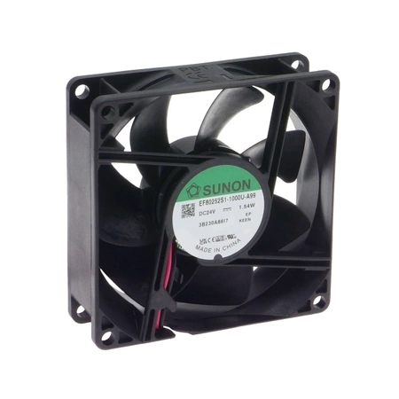 Wentylator osiowy Sunon 80×80×25 mm, 24 V DC, 69 m³/h, 33 dB(A)