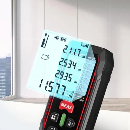 Laserowy miernik odległości, dalmierz 70m, Noyafa NF-270