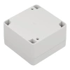 Obudowa hermetyczna ZP75.75.45JH, 75 × 76 × 45 mm, ABS, jasnoszara, Kradex