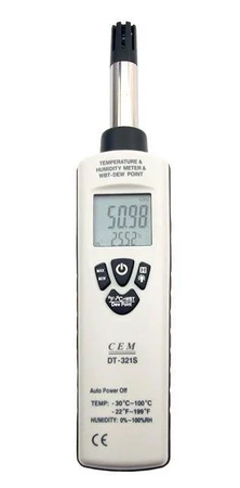 Termohigrometr -30°C do 100°C, CEM DT-321S