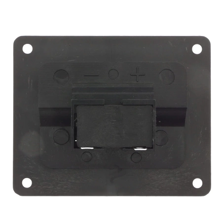 Gniazdo kolumnowe prostokątne, zacisk głośnikowy 2 pin