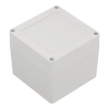 Obudowa hermetyczna ZP105.105.90JH, 105 × 105 × 89,8 mm, ABS, jasnoszara, Kradex