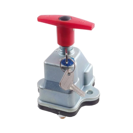 Odłącznik prądu akumulatora, hebel, z kluczykiem, 12V/24V, E1244