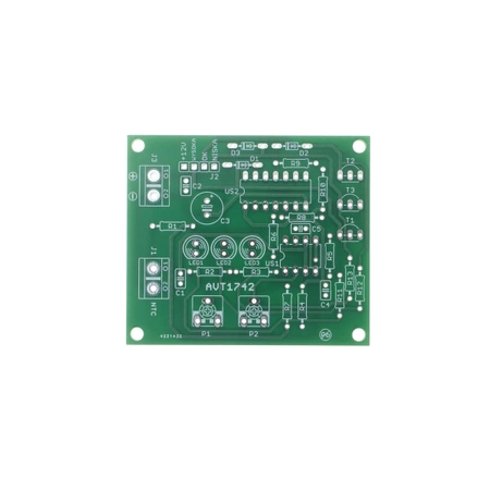 Termostat elektroniczny z LM393, zakres 20...150°C - PCB do projektu AVT 1742