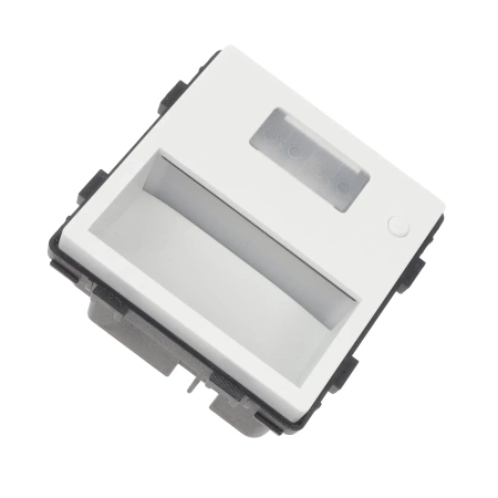 Moduł - Lampka schodowa podłogowa z czujką ruchu - biały - Tawoia Glass