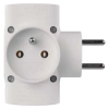 Rozgałęźnik sieciowy 230 V, 4 gniazda, 10 A, biały, EMOS P0040