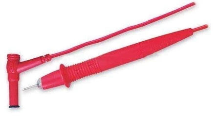 Przewód pomiarowy z latarką LED Uni-T UT-L17, CAT II 1000 V, 10 A, czerwony