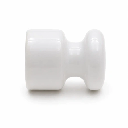Uchwyt kabla ceramiczny biały 20x24mm Ceramic Classic Loft