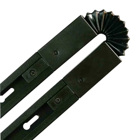 Złączka elastyczna do szyny, czarna