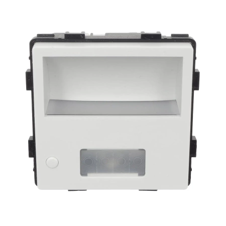 Moduł - Lampka schodowa podłogowa z czujką ruchu - biały - Tawoia Glass