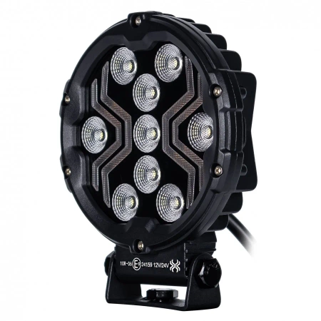 Lampa robocza LED samochodowa, X-SPIDER 3, 18W, 9 LED, 12V/24V, IP67, L0196