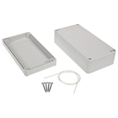 Obudowa 82x158, h=55mm jasna hermetyczna, Z58