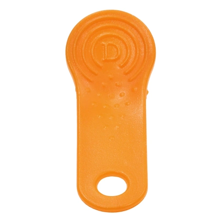 Uchwyt, brelok do pamięci pastylkowej DS1990 - pomarańczowy