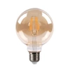 Żarówka LED E27 Filament 3-Dimmable G125 650lm 6W 2700K amber