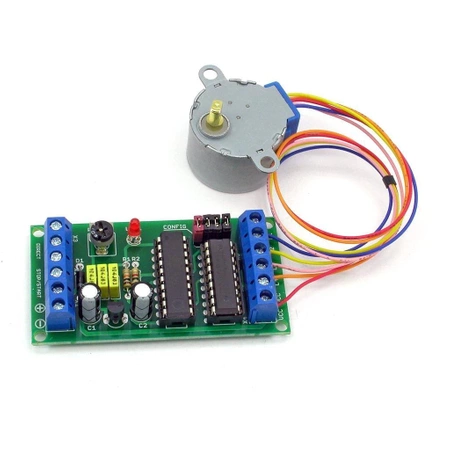 Sterownik unipolarnego silnika krokowego - KIT AVT 1985