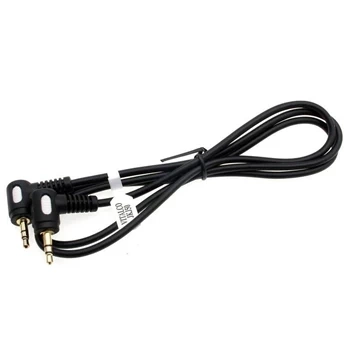 Kabel stereo jack 3.5 wtyk - wtyk kątowy, 0.5m