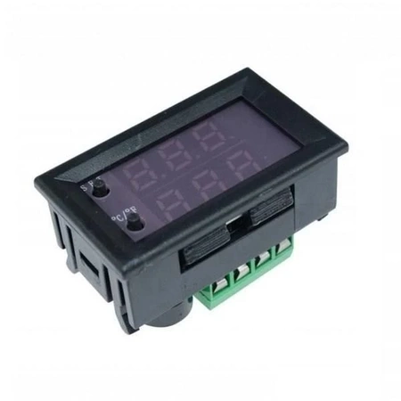 Termostat 12V W2 -50°C do 110°C - Red-Red - z regulatorem temperatury