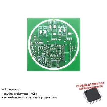 Sterownik oświetlenia z WiFi - PCB i mikroprocesor do projektu AVT 5530