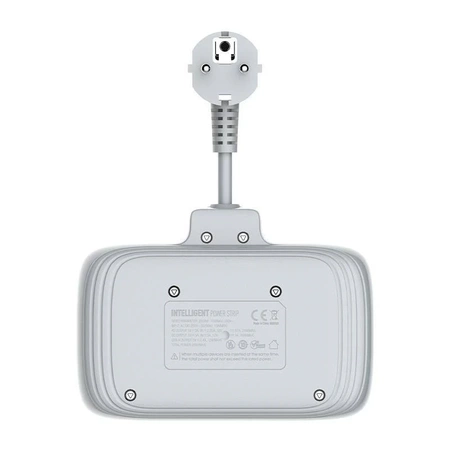 Listwa zasilająca 2 gniazda + 3× USB, 10 A, z włącznikiem, biała, LDNIO