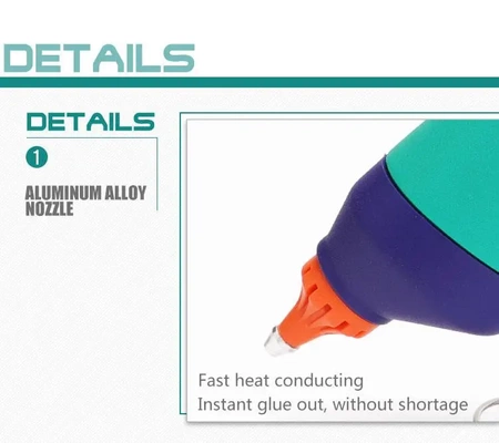 Pistolet do kleju na gorąco Proskit GK-389B, sztyfty 11mm, 100W