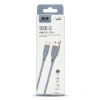 Kabel USB-A - USB-C, 2,4 A, 1 m, niebieski, Miccell, MIC-004038