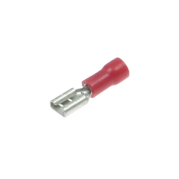 Konektor płaski żeński izolowany 4.8mm 0.8mm 0.5-1mm² - końcówka kablowa