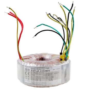 Transformator toroidalny 220VA Indel TSTLA 220/001 230V (270V-0-270V, 0-5-6.3V, 2x6.3V) do wzmacniaczy lampowych