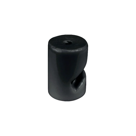 Uchwyt kabla ceramiczny 20×30 mm natynkowy czarny - Ceramic Loft